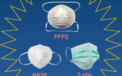 Masques, gels désinfectants, gants, lunettes de protection